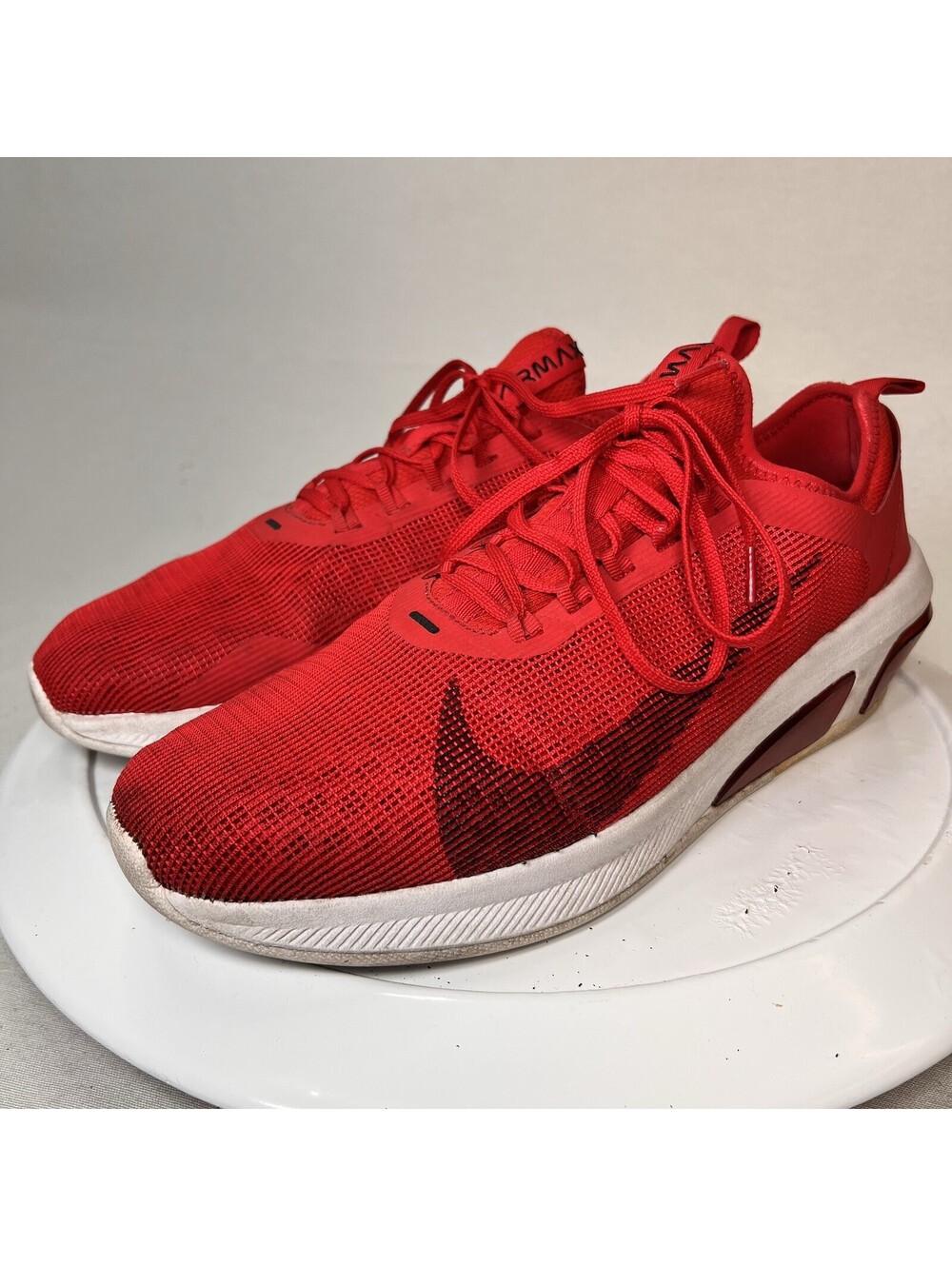 Nike Mens Air Max Fly Running Shoes Red AT2506-600 Low Top Lightweight Size 13